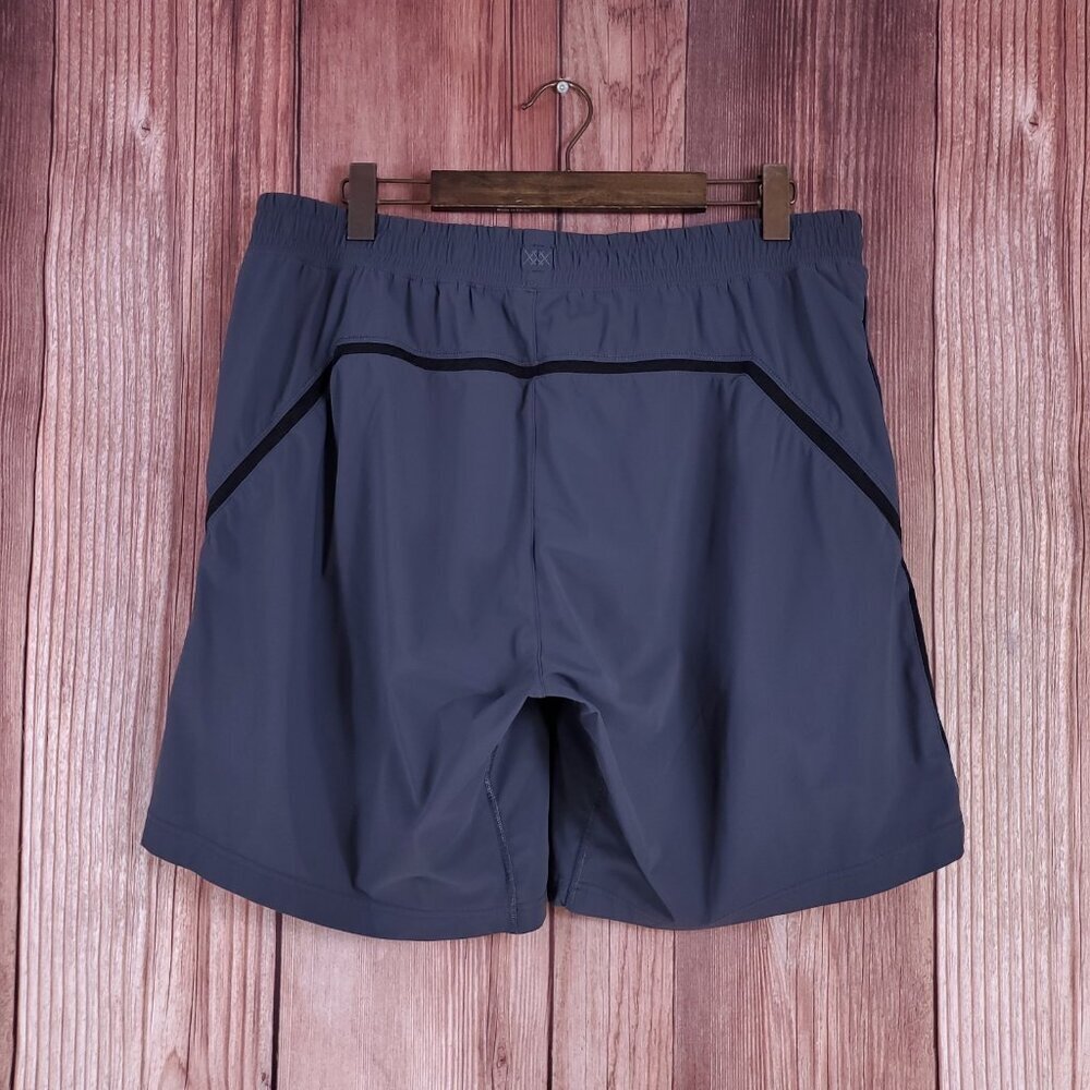 Rhone Mens Size XL 9” Versatility Shorts Lined Gray Athletic Athleisure Workout - Picture 2 of 11